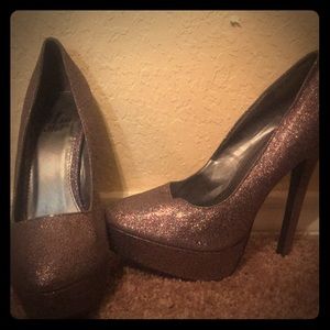 Miss Me Platform Heels Sparkling